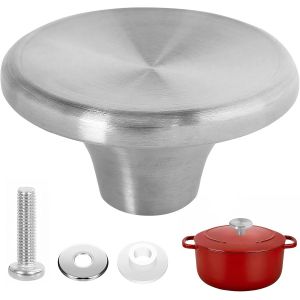Kalanka-1 Ensemble De Boutons De Couvercle De Casserole Universels En Acier Inoxydable Pour Cocotte Et Poêle À Frire Le Creuset Aldi Lodge - Neuf
