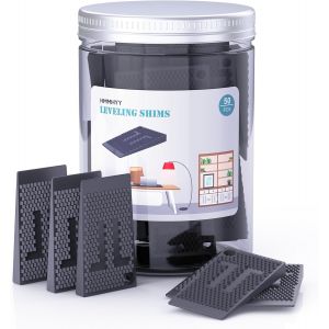 50 Piece Cales en plastique, plastic Wedges for Leveling, cale pour meuble,cale caoutchouc, pour meubles,Table, Chair, Cabinet, Table Feet, Cales polyvalentes pour le bricolage et le travail - Neuf