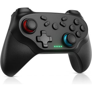 Shiba-Manette Pro Switch Sans Fil Pour Switch/Switch Oled/Lite Controller Filaire Avec One Key Wake Up/Bouton Programmable/Turbo/V[1 - Neuf