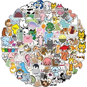 Gommettes 12 Feuilles 107 Gommettes Enfants Stickers-Vinyl Waterproof Animaux Scrapbooking Autocollants Décoratifs Nature,Stickers Bullet Journal,Convient Pour La Décoration De Cadeaux - Neuf