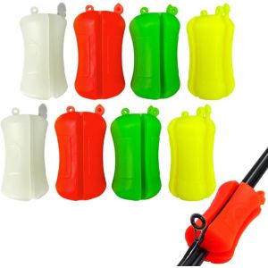 Lbgwp60-Lotde 8 Sangles De Support De Canne À Pêche - Fixball Portable - 4 Trous - En Silicone Extensible - Pour Canne À Pêche En Plein Air - Neuf