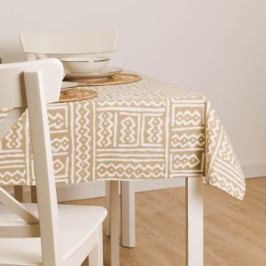 Nappe Rectangulaire Antitache Lavable, 140x200cm, Nappe Pour Salle À Manger, Nappe Rectangulaire Pour L'extérieur - Vinuesa - Neuf