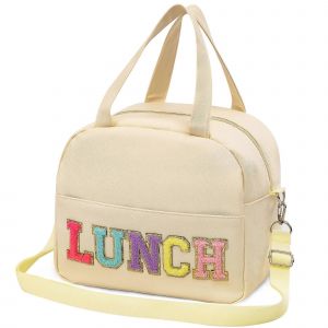 Sac à Lunch isolé pour les Femmes avec Sangle Réglable et Réutilisable Gelé Refroidisseur de Fourre-tout pour le Bureau, pique-Nique, Plage - Neuf