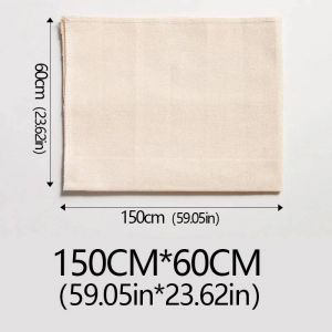 Pâte En Lin Tissu Fermenté Pâte Boulangers Casseroles Pâte Couche Pâtisserie Preuve Tissu Cuisson Pain Français Outils De Cuisine.150x60cm. - Neuf