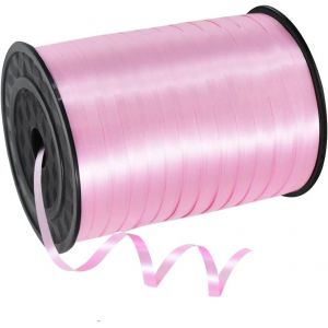 Kal-Ruban Pour Ficelle De Ballon,500 Yard Ruban Bolduc Lisse Paquet Cadeau Rose Rubans Curling Ballon Pour D&eacute;coratif Cadeau Accessoire De D&eacute;coration&bricolage Et Ballon Mariage Anniversaire Et No&euml;l - Neuf
