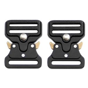 2Pack 33mm Boucles Tactiques Clips pour Collier De Chien Mat&eacute;riel, Sac &Agrave; Dos, Boucle &Agrave; Bagages Sangle De Lib&eacute;ration Cl - Neuf