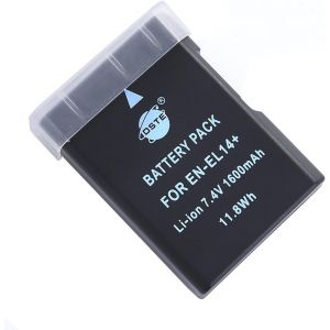 Batterie de Rechange DSTE - Compatible avec Nikon EN-EL14 EN-EL14A DF D3100 D3200 D3300 D3400 D3500 D5100 D5200 D5300 D5500 P7000 P7100 P7200 P720 P720 P720 700 px. Cam&iquest;&iquest;ra 7800 - Neuf