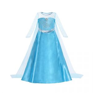 Costumes Reine Des Neiges Elsa Et Anna Pour Filles, Robe De Princesse Jasmine Frozen, Vêtements Pour Enfants, Robe De Rhpour Enfants, Fête De Carnaval, 2024-9-10t(Tag 150)-Elsa Dress E - Neuf