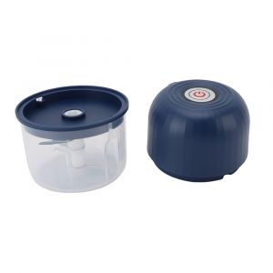 (Bleu)Hachoir à Ail 3 Lames Multifonctionn el 260ML Hachoir à Ail électrique OB - Neuf