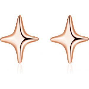 Kal-Boucles D'oreilles En Argent Sterling 925 Pour Femme - Hypoallergéniques - En Argent 925 - Pour Cartilage - Dormir - Petites Étoiles - Pour Fille - Neuf