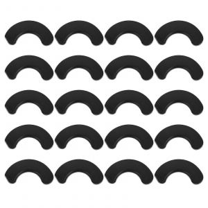 20pcs Utile Halt&egrave;res Supports Halt&egrave;re Antichoc Pads Outils De Fitness (Noir)-Bon - Neuf