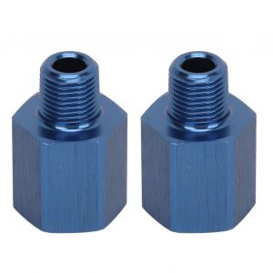 1 Paire D'adaptateur De Raccord De Tuyauterie Bleu &Eacute;tanch&eacute;it&eacute; Parfaite Antirouille 1/8 Npt Filetage M&acirc;le &Agrave; Connecteur De Raccord De Tuyau &Agrave; Filetage Femelle M10 Pour Voiture - Neuf
