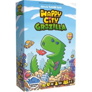 Happy City Extension Grozilla - Jeu De Soci&eacute;t&eacute; Et Cartes Pour Famille Et Enfants D&egrave;s 10 Ans - Ajoutez Des Cartes Monstres Et De Nouvelles Interactions - 2 &Agrave; 5 Joueurs - 30 Min - En Fran&ccedil;ai[Z337] - Neuf