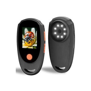 Microscope num&eacute;rique portable 500x avec &eacute;cran 2 pouces, connexion USB-C, compatible Windows et Mac - Neuf