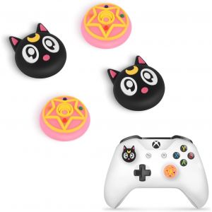Shiba-Thumbsticks Pour Ps4 Controller Et Pour Ps5 Controller,Cute Anime Thème Silicone Joystick Grips Caps Accessoire Pour Xbox Se[463] - Neuf