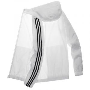 Sweat A Capuche Leger Et Respirant Pour Homme, Protection Solaire, Ideal Pour L'ete Et Les Voyages, Blanc, Taille Xl - Neuf
