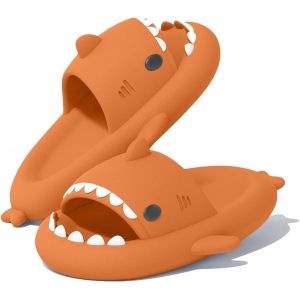 Kalanka-Claquettes De Requin Femme Homme Été Chaussons De Piscine Et Plage Pantoufles Antidérapant Shark Cloud Slippers Semelles Épaisses Intérieur Et Extérieur - Neuf