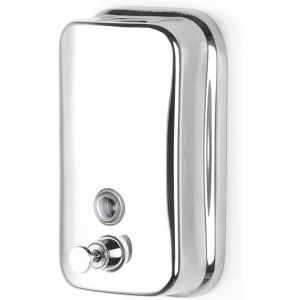 KAL-Distributeur De Savon Manuel, Savon Manuel Mural De 800 Ml, Distributeur De Savon Commercial En Acier Inoxydable, Distributeur Manuel De Savon Et De Désinfectant Pour Les Mains, Distributeur - Neuf