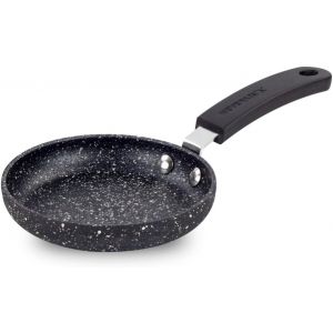 Neverstick Mini Po&ecirc;le &Agrave; Frire Antiadh&eacute;sive Pour Un ?uf 12 Cm, Parfaite Pour Les ?ufs Au Plat Et Les Cr&ecirc;pes Individuelles, Convient Pour Tous Les Feux Sauf Induction, Sans Pfoa, Aluminium, - Neuf