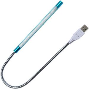 Eleidgs Portable Mini Usb Led Lampe Camping Lumière Angle Réglable Lampe Usb Pour Pc Notebook Laptop Livre Lampe Ordinateur Clavier Lampe De Lecture Dimmable Tactile Interrupteur[ZHB1286] - Neuf