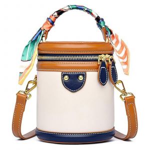 Colorblock Sac Seau pour les Femmes 2025 Bleu Sac &agrave; Bandouli&egrave;re D&eacute;contract&eacute; &agrave; la Mode Sac &agrave; main - Neuf