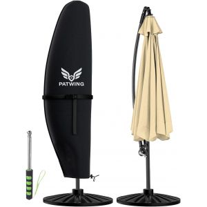 Ulteronixshop-Housse Parasol Deporte, Housse De Protection En Tissu Oxford 600d, Couverture De Parasol &iquest;Imperm&eacute;able, Anti-Uv, Housse De Parasol Avec Tige - Neuf