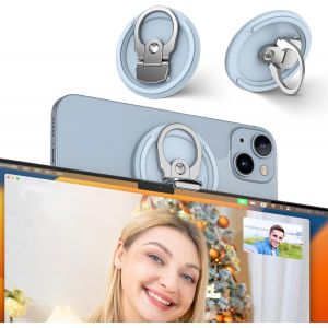 KALANKA-Support de MagSafe pour iPhone 17 16 15 14 13 12 et MacBook, Compatible avec Appareil Photo de Continuit&eacute;, pour MacBook 2017, MacBook Pro 2017, MacBook Air 2018 Et Mod&egrave;les Ult&eacute;rieurs - Neuf