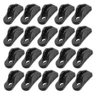 Lot De 20 Tendeurs De Corde Antidérapants Pour Tente De Camping ¿ Boucles En Plastique Écologiques Pour Une Fixation Sécurisée De L'auvent Par Temps Venteux - Neuf