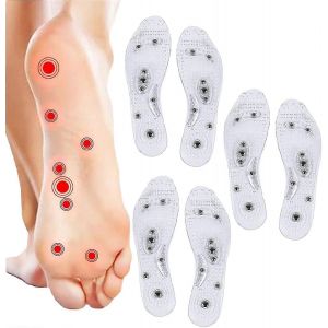 Semelles D'acupression Infrarouge Lointain,2023 Nouvelles Semelles De Massage Des Pieds D'acupuncture Améliorées,Semelles De Thérapie Magnétique De Massage Des Pieds Anti-Fatigue-25cm-3 Paires - Neuf