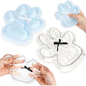KAL-2 Pièces Squishy Patte De Chat, 14Cm Yoyo Squishy, Patte De Chat Squishy, Fufu Squishy, Scouchi, Squishy Geant, Squishy Chat, Taba Squishy, Squishy Anti Stress, Patte De Chat, Squishy Collant - Neuf