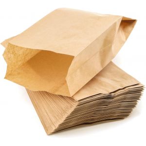 TIANYI-PACKRA - Sachet Kraft, Sacs Cadeaux, Pochette Cadeau Kraft, Petits Sac Cadeau Anniversaire, Enveloppe Vintage, Enveloppes Cadeaux de Noël (50 pièces, 18cm x 32cm x 6cm) - Neuf