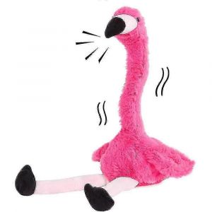 Jouet en peluche flamant rose dansant, jouet électrique en peluche flamant rose, jouets animaux parlants et dansants Git pour enfants Tw - Neuf