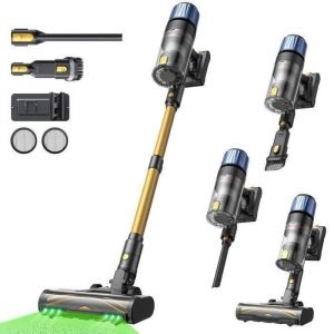 Proscenic Aspirateur balai sans fil P15 - Autonaumie 70 min - Aspiration puissant 60Kpa - 580W - Greeneye? Technologie - Neuf