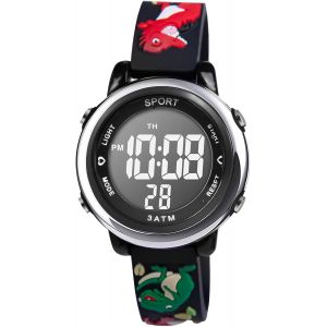 Bnhgc-Montre Enfant, Montre Enfant Étanche Numérique Sport, Montre Conception De Dessin Animé 3d Digitale, Montre Enfant Led Rétro Eclairage Pour 3 À 11 Ans Fille Garçon - Neuf