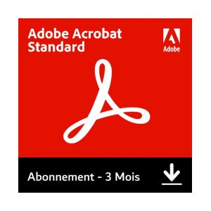 Adobe Acrobat Standard - Pc/Mac - 3 Mois - Cl&eacute; Licence &Agrave; T&eacute;l&eacute;charger - Livraison Rapide 7/7j - Neuf