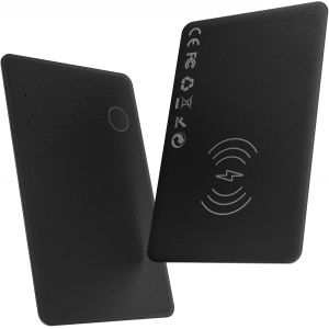 lbgwp60-Carte De Suivi De Portefeuille Fine, Rechargeable, Compatible Avec Apple Où Est Application (Ios Uniquement), Localisateur De Portefeuille Pour Val , Portefeuille (1 Paquet) - Neuf