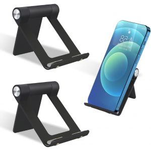 Pack de 2 Supports de téléphone, Support de téléphone Pliable, Tablette, Support de téléphone pour Smartphone - Neuf