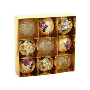 D&eacute;coration de no&euml;l boules de 8cm peint arbre de no&euml;l d&eacute;coration - Neuf