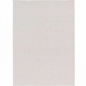Tapis Salon Tuft&eacute; Textur&eacute; Effet Boucl&eacute; Cr&egrave;me 160x230 - Neuf