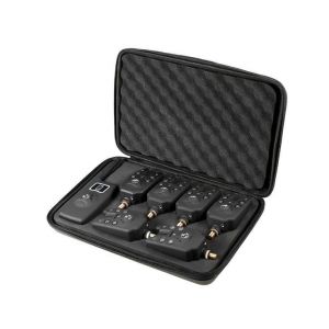 Kit D'alarme De P&ecirc;che Num&eacute;rique Sans Fil Lixada Avec 6 &Eacute;metteurs Et R&eacute;cepteur - Exp&eacute;rience De P&ecirc;che Ultime Avec Bo&icirc;te De Rangement Zipp&eacute;e - Neuf