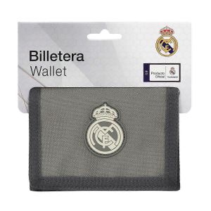 Porte-monnaie Real Madrid C.F. Real Madrid Gris 12,5 x 9,5 x 1 cm - Neuf