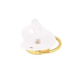 Sucette Pour B&eacute;b&eacute; Nouveau-N&eacute; En Silicone, T&eacute;tine M Bleu - Neuf