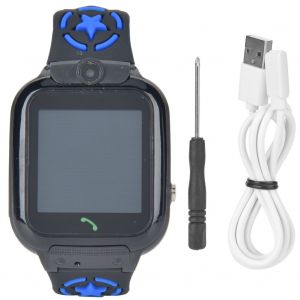 Montre Connectee Etanche Ds60 Pour Enfants, Avec Camera, Wi-Fi Et Positionnement Lbs, Multifonction, Cadeau De Noel Pour Garcons Et Filles, Bleu - Neuf