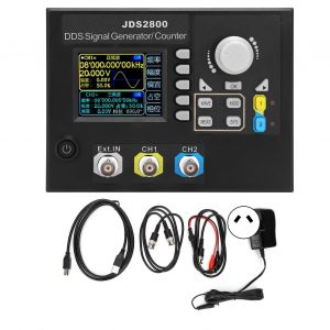 XYONG Generateur de signaux de fonction JDS2800-15 MHz, ecran LCD 2,4 pouces, source de signaux DDS double canal, prise AC100-240 VAU - Neuf