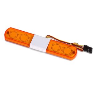 Lampe d'alarme flash pour 1/10 RC D12 HSP,Traxs Axial Car,115mm,Jaune - Neuf