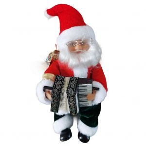 Jouet de poup&eacute;e de No&euml;l &eacute;lectrique hanche secouant flanelle danse No&euml;l p&egrave;re No&euml;l jouet pour les enfants A - Neuf