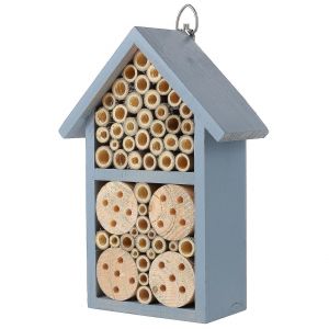 Maison À Insectes En Bois Pour Décoration De Jardin ¿ Hôtel À Abeilles D'extérieur Pour Enfants, Facile À Utiliser, À Assembler, Apprentissage De La Nature - Neuf
