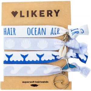 Kal-Bracelets, Bracelets,Cadeaux Pour Femmes Enfants Filles, Pendentifs, Bracelets En Tissu Avec Pendentifs Paillettes Et Mignons, Couleur : Bleu-Blanc (Sailing Queen) - Neuf