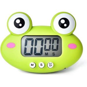 Minuteur De Cuisine, Minuteur De Cuisine Avec Écran Lcd, Minuteur De Cuisine Magnétique, Réveil De Cuisine Idéal Pour Cuisiner Et Faire De L'exercice - Neuf