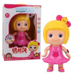Jouet Musical Interactif Tactile Et Lumineux Pour Enfants, Joli Dessin Anime, Cadeau Ideal (Rose) - Neuf